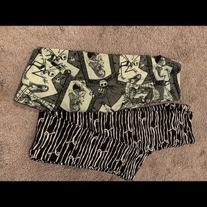 2 pairs of Nightmare Before Christmas Leggings